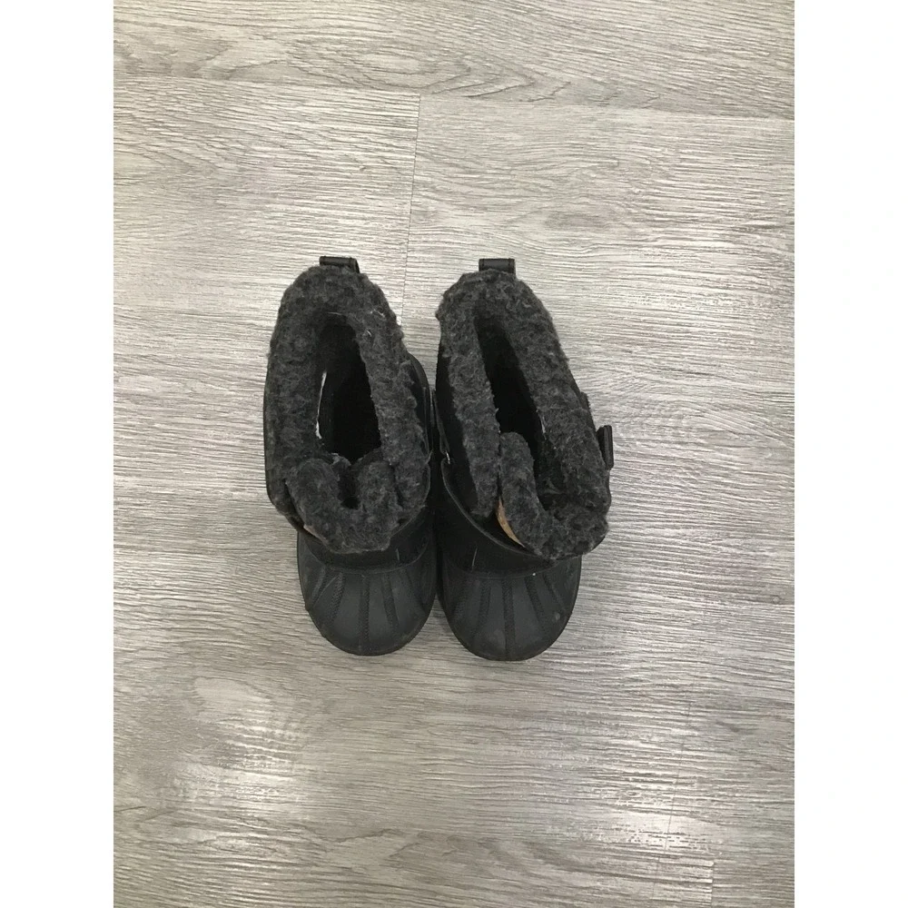 Unisex Toddler Cat & Jack Black Snow Boots Size 8‎